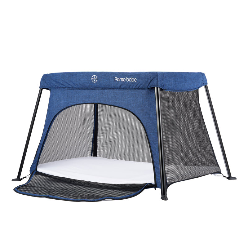 Pamo Babe Lightweight Portable Crib with Mattress & Reviews Wayfair